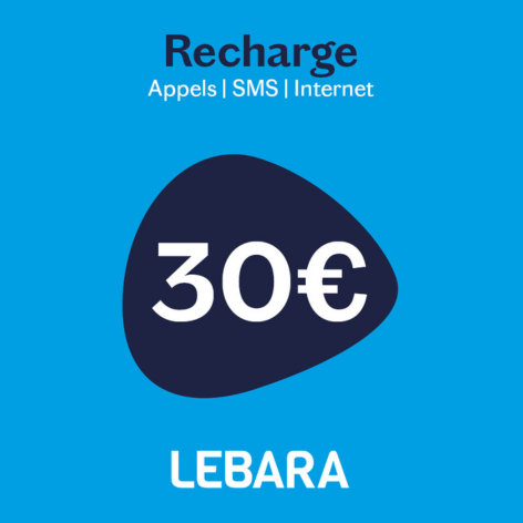 Recharge Lebara Mobile 30€