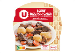 BŒUF BOURGUIGNON CAROTTES ET POMMES DE TERRE U
