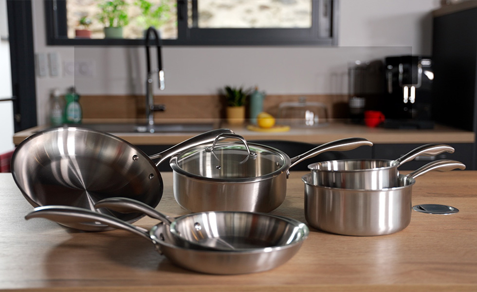 Notre gamme de cuisson 100% INOX TRIPLY U Spécialiste