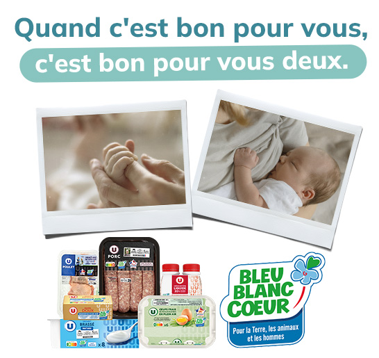 les produits U Bleu-Blanc-Cœur