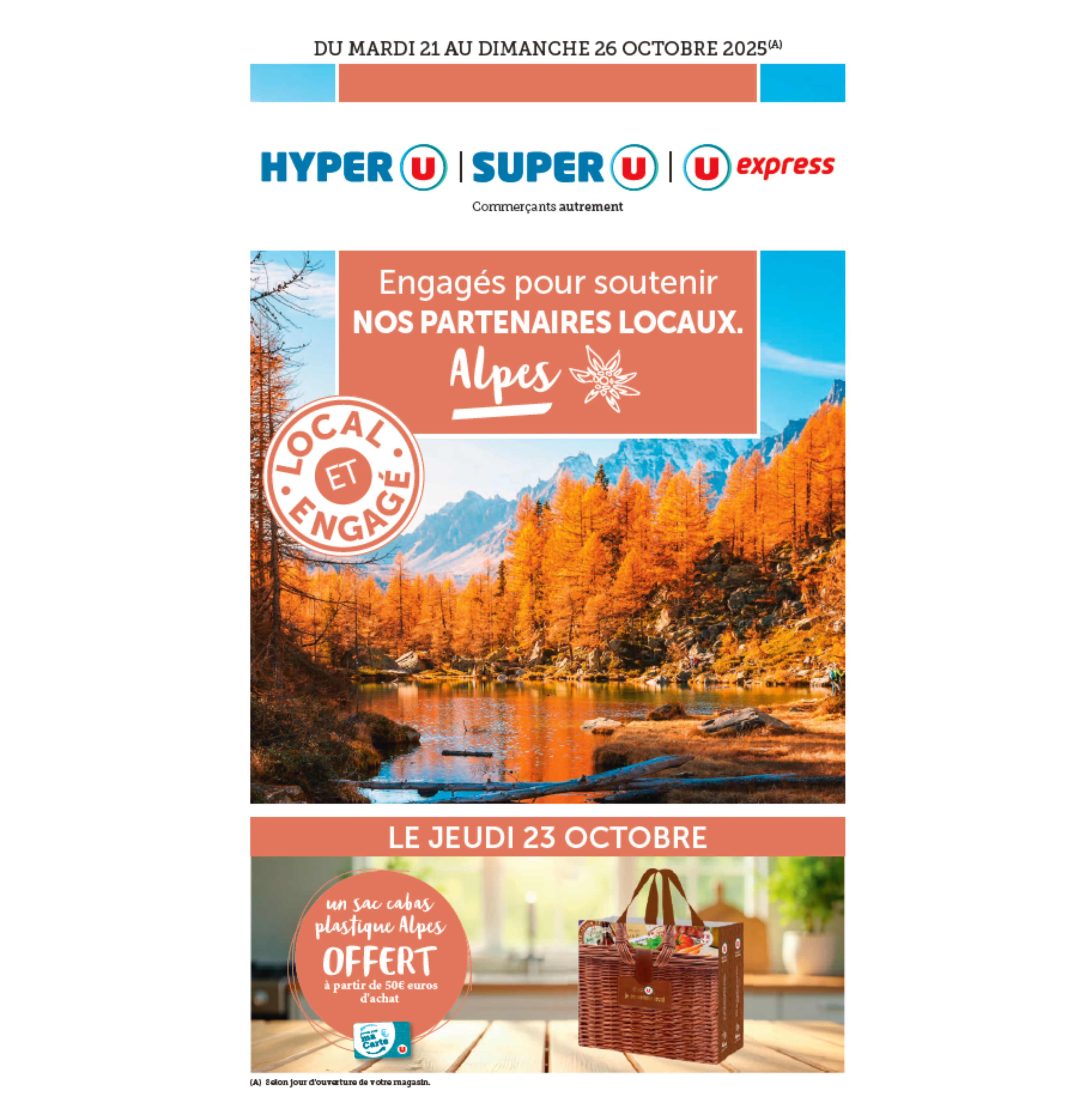 U Local et Engagé Alpes : du mardi 8 au dimanche 20 juillet 2025