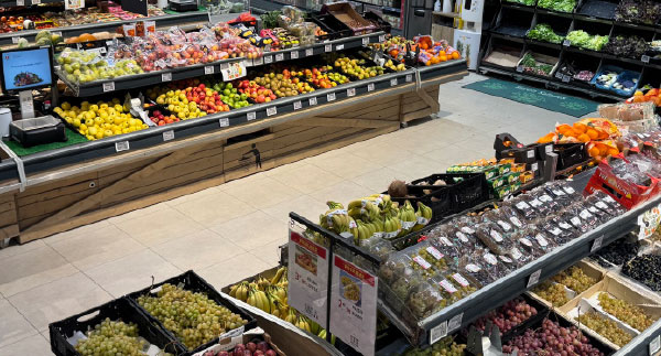 Rayon fruits et légumes