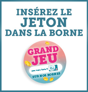 Insérez le jeton dans la borne