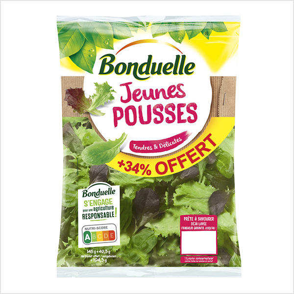  Open 03083681115727.png 03083681115727.png Sachet de salade jeunes pousses   (145gr + 34% offert)