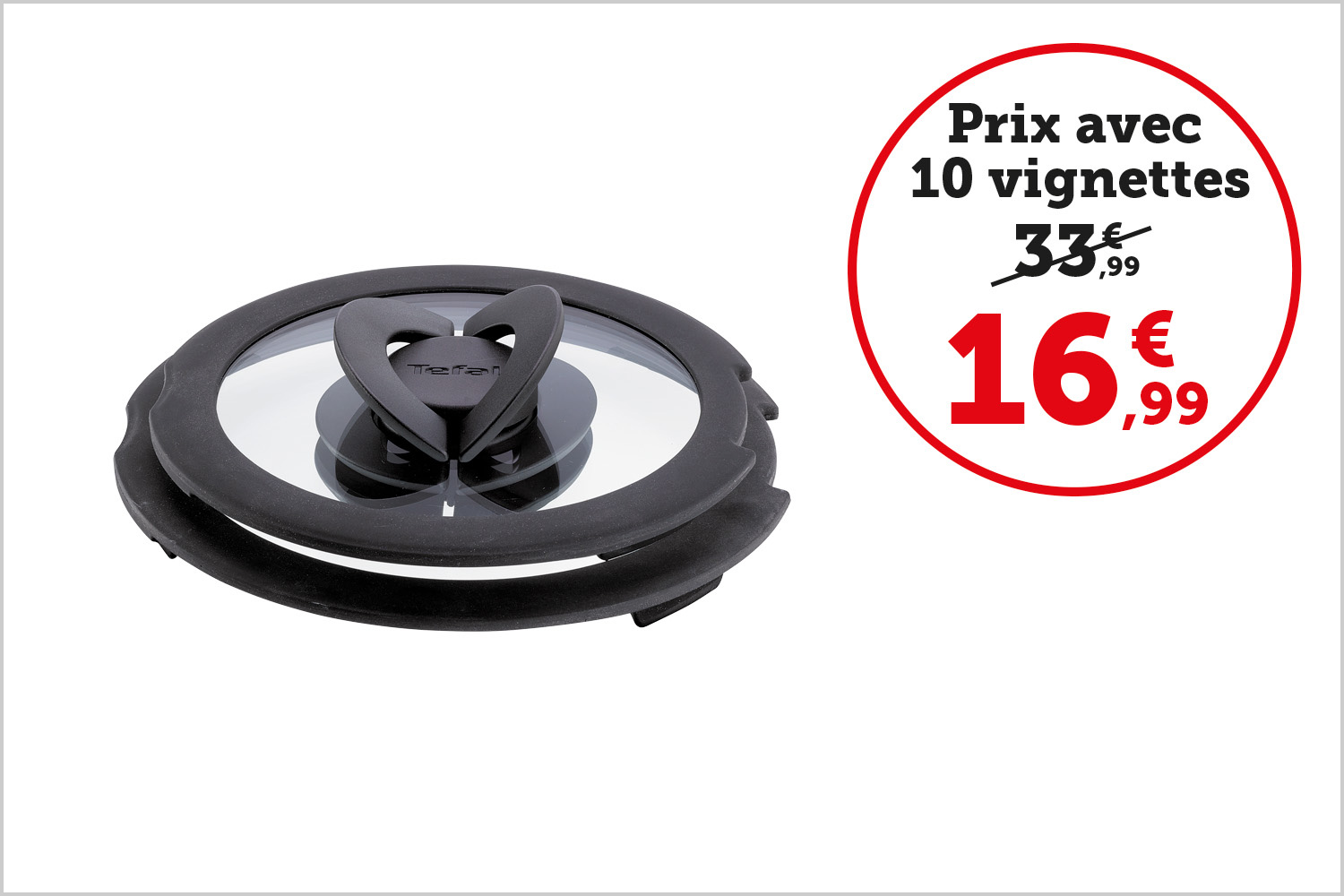Lot de 2 couvercles en verre 22/24 cm 
