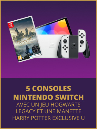5 consoles Nintendo Switch à gagner !