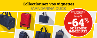 Opération vignettes Mandarina Duck