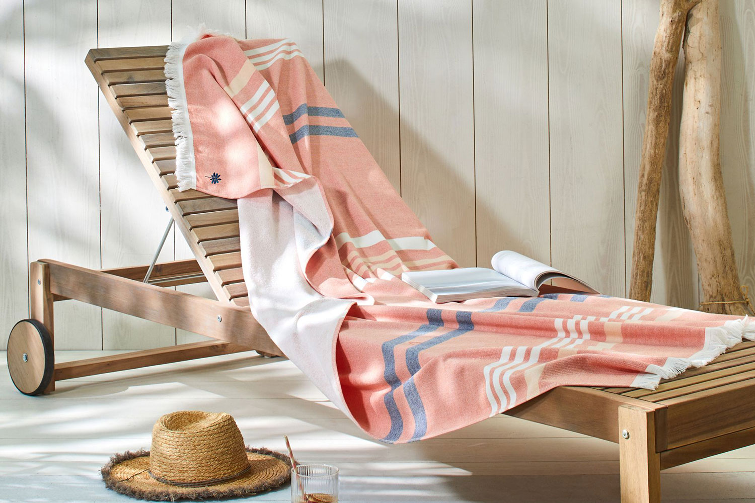 Fouta XXL 140 x 190 cm 100% coton