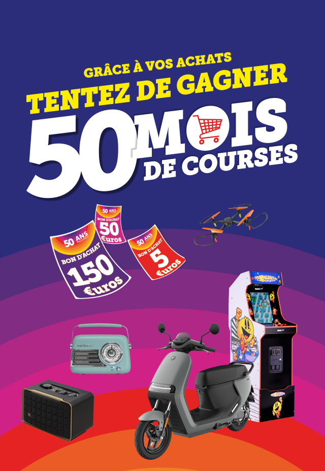 jeu des 50 ans Magasins U