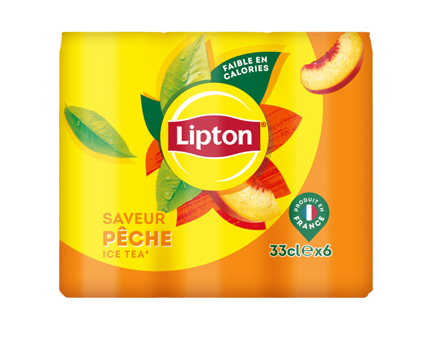 SUR LIPTON SAVEUR PÊCHE ICE TEA