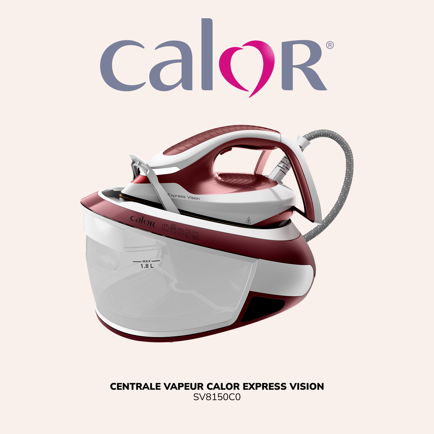 SV8150C0 Centrale vapeur Calor Express Visio