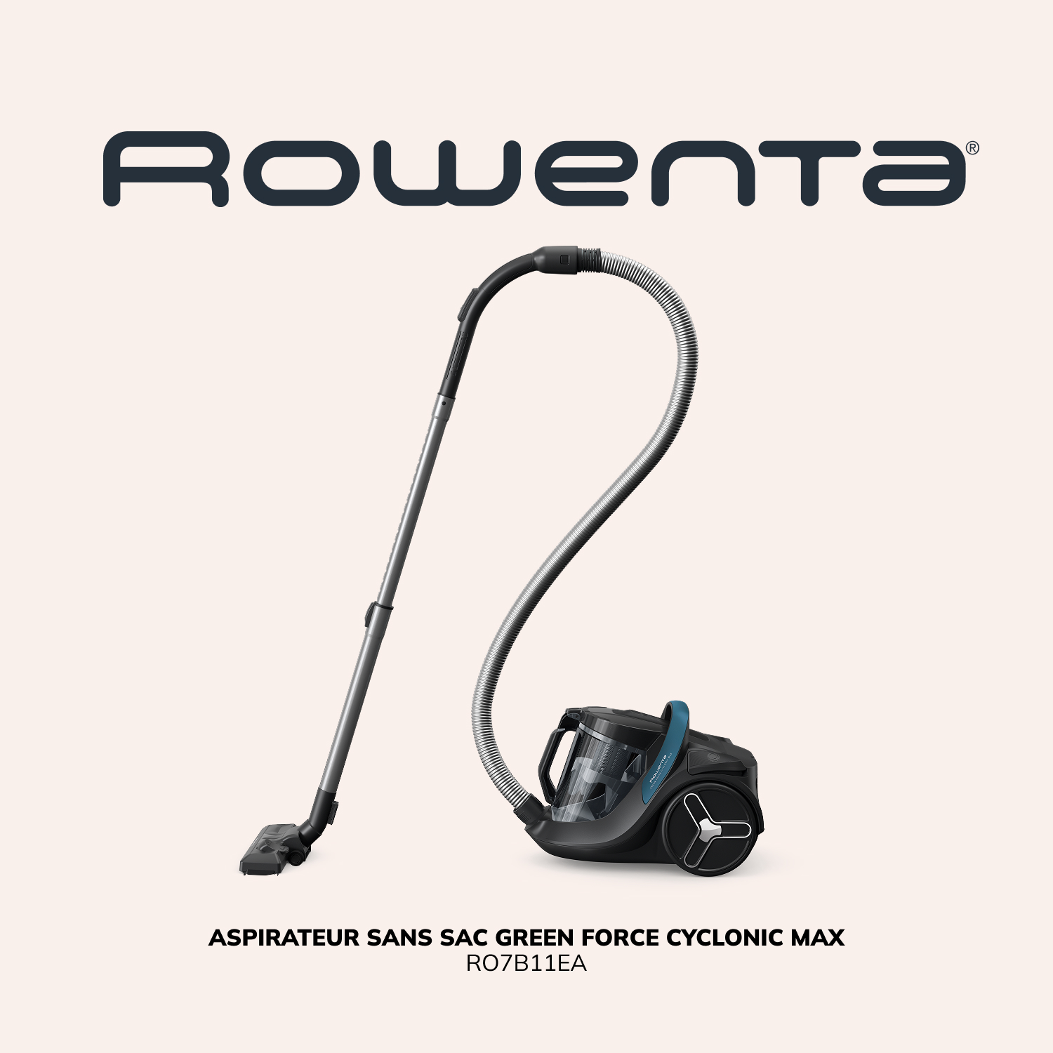 RO7B11EA Aspirateur sans sac Green Force Cyclonic Ma