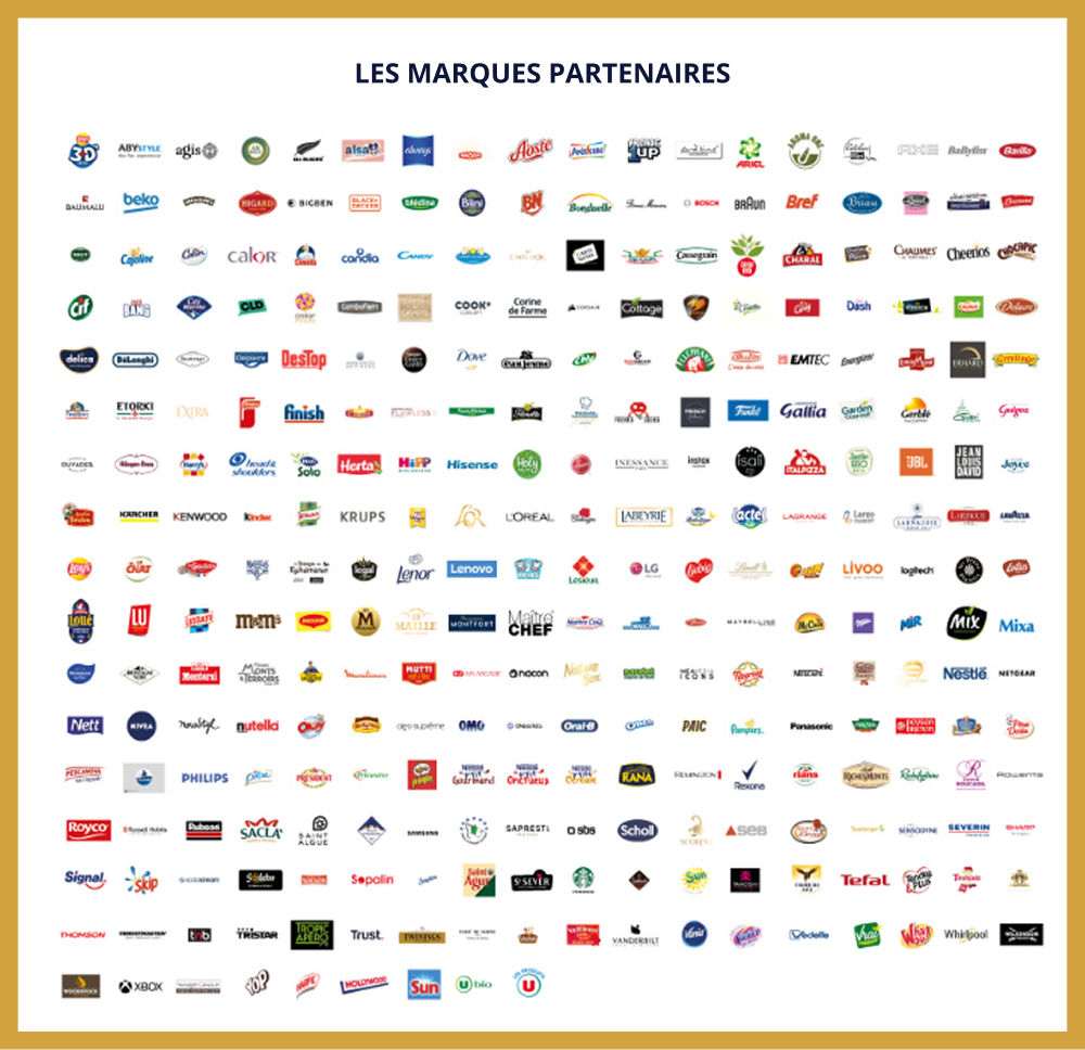 Les marques partenaires