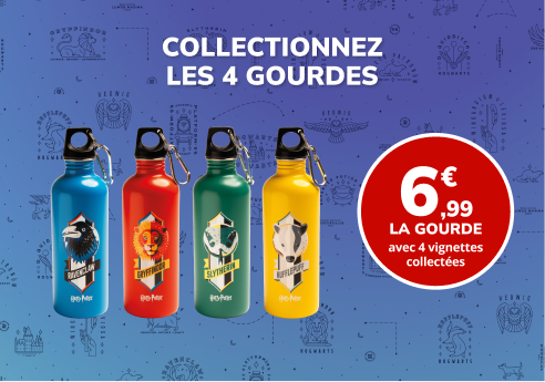 Collectionnez les 4 gourdes