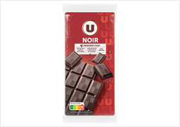 CHOCOLAT NOIR U - Le lot de 3 tablettes (soit 300 g)