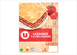 LASAGNE BOLOGNAISE U - La boîte de 1 kg