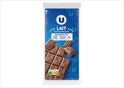 CHOCOLAT AU LAIT ALPIN U - Le lot de 3 tablettes (soit 300 g)