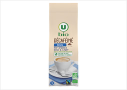 CAFE MOULU DECAFEINE U BIO - Le paquet de 250 g