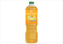 BOISSON AUX FRUITS PLATE ORANGE U