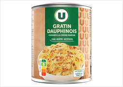 GRATIN DAUPHINOIS U -  La boîte de 850 g