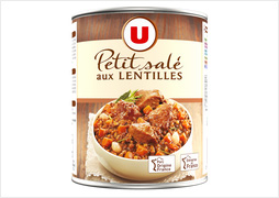 Petit salé aux lentilles, la boîte de 840g