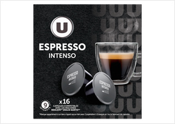 DOSETTES CAFE ESPRESSO INTENSO TYPE DOLCE GUSTO La boîte de 16 (soit 112g)