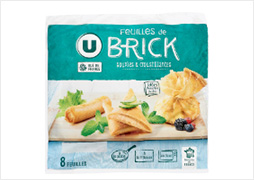 U Feuilles de brick sachet de 8 - 136g