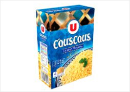 U Graines de couscous moyen 4 sachets cuisson, 125g