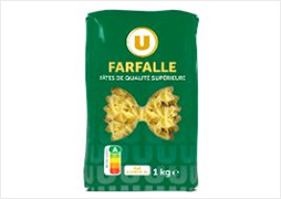 U Farfalle qualité supérieure, sachet de 1kg