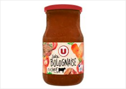 U Sauce bolognaise bocal de 720ml, 680g