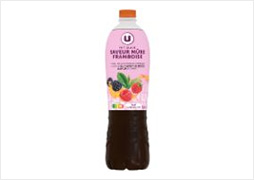 U Boisson thé glacé saveur mûre framboise