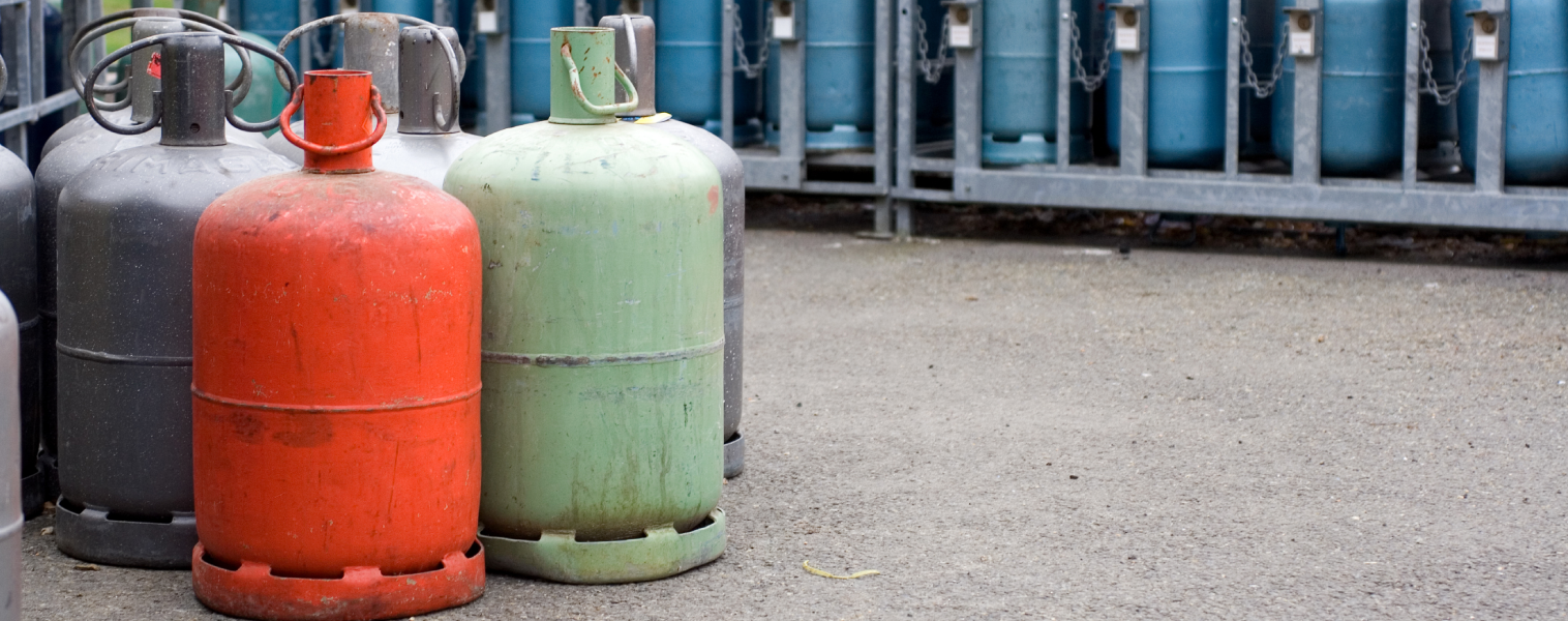 Bouteille de gaz pour l'intérieur et l'extérieur